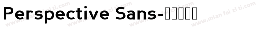 Perspective Sans字体转换